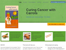 Tablet Screenshot of curingcancerwithcarrots.com